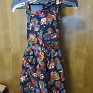 Christmas Bibbed Apron NWOT